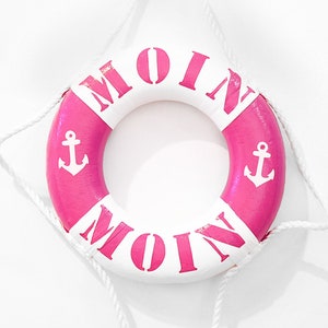 Small lifebuoy pink &quot;Moin Moin&quot; - 100% Handmade & ORIGINAL