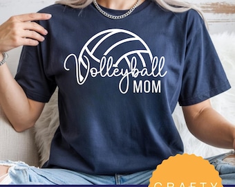 SVG de voleibol, SVG de camiseta de voleibol, archivo de corte para mamá de voleibol, SVG de voleibol para Cricut y Silhouette, PNG de voleibol, diseño de jugador de voleibol