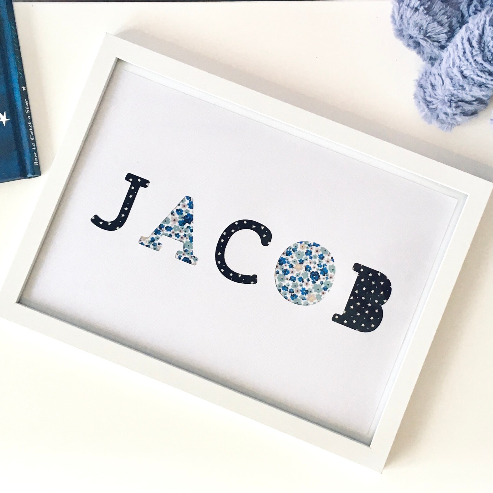 Personalised Name Nursery Wall Art Nursery Wall Art for Boy Etsy