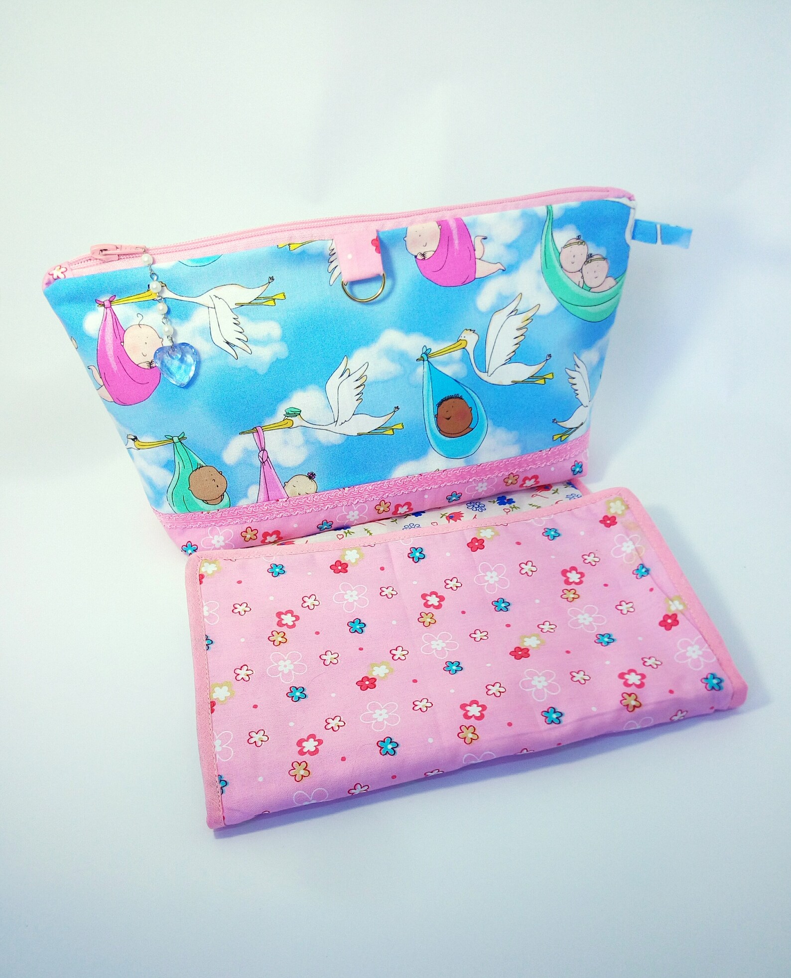 Baby Wipe Dispenserbaby Diaper Bag 2in1pink Bag Newbornnew Etsy