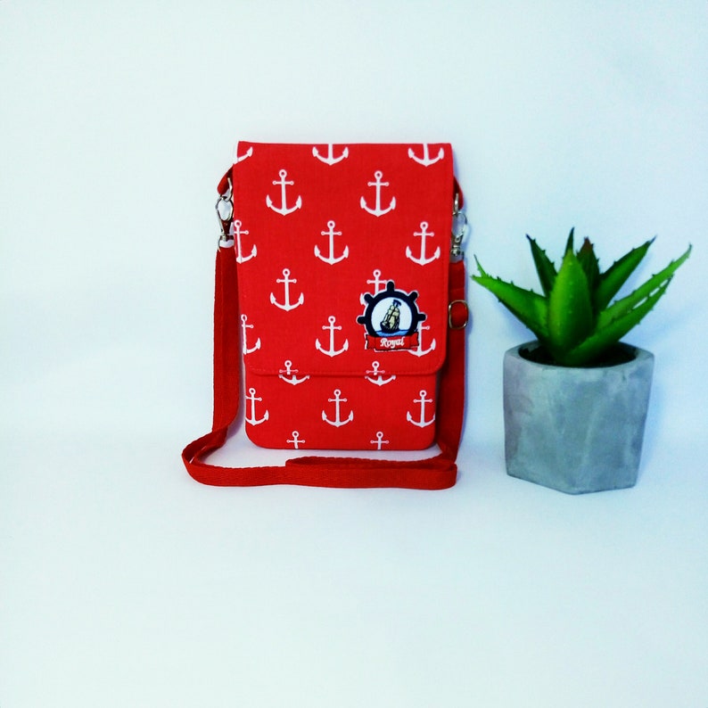 Small Travel Bag for Phone Cotton Bag Print Coral Reef Small Etsy