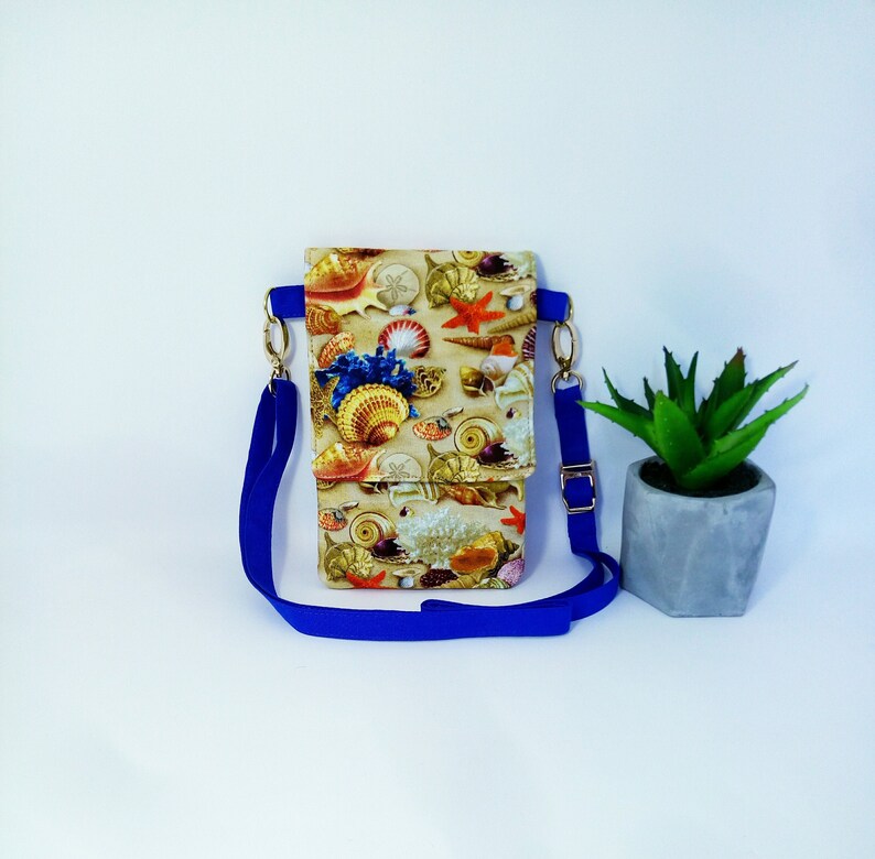 Small Travel Bag for Phone Cotton Bag Print Coral Reef Small Etsy