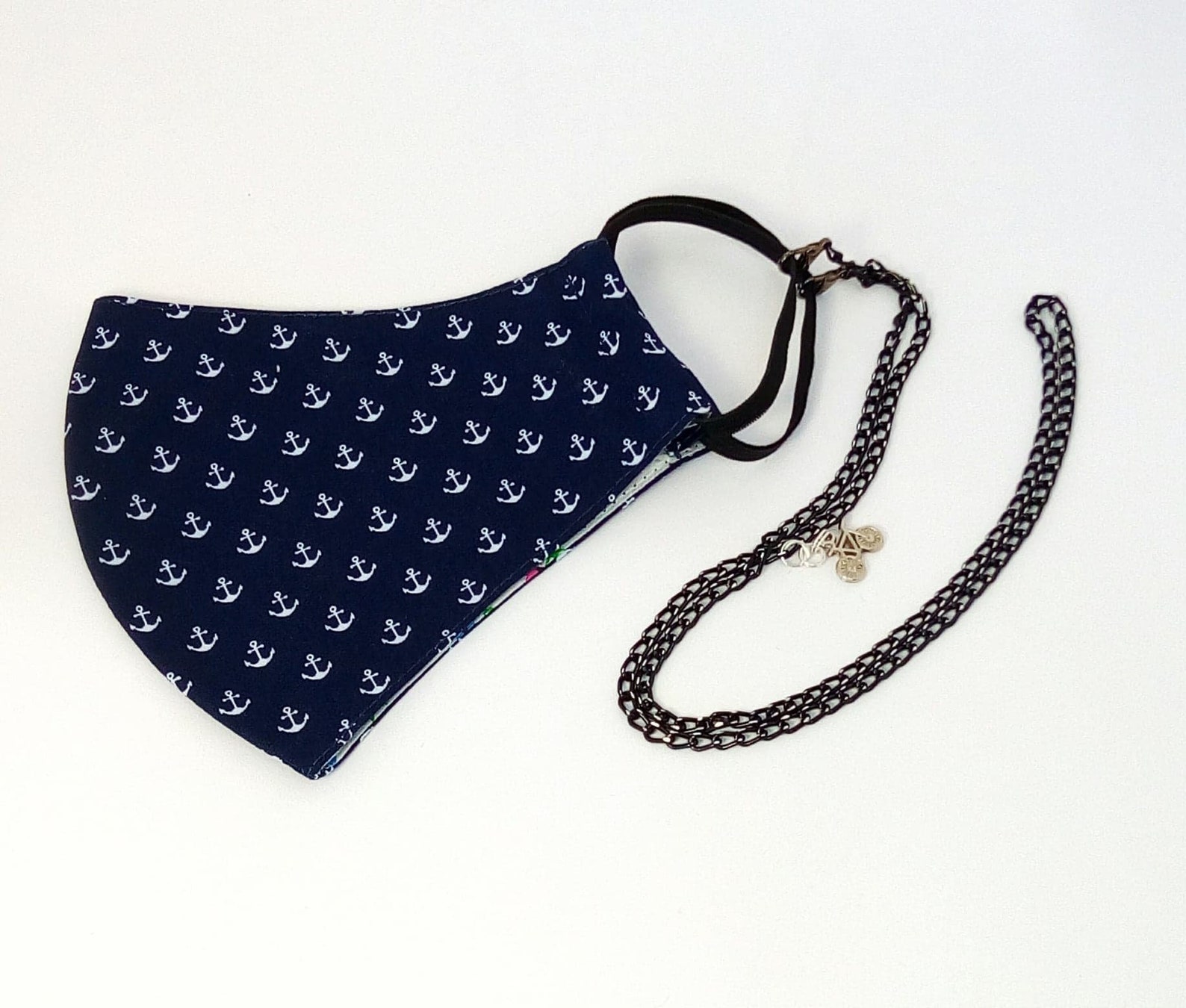 Men's Mask Chain.black Chain for Mask.face Mask Etsy