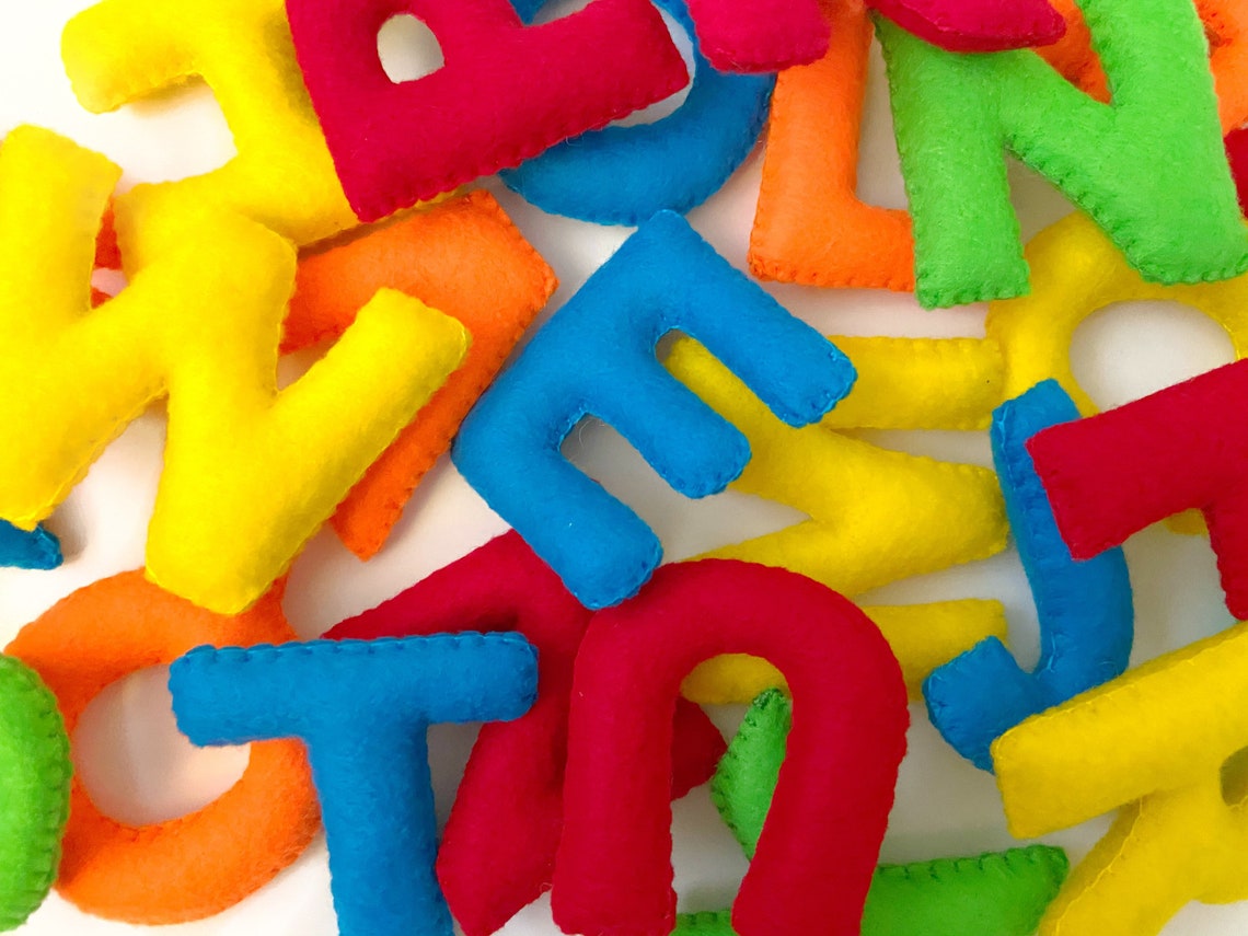Felt Alphabet Stuffed Letters Etsy