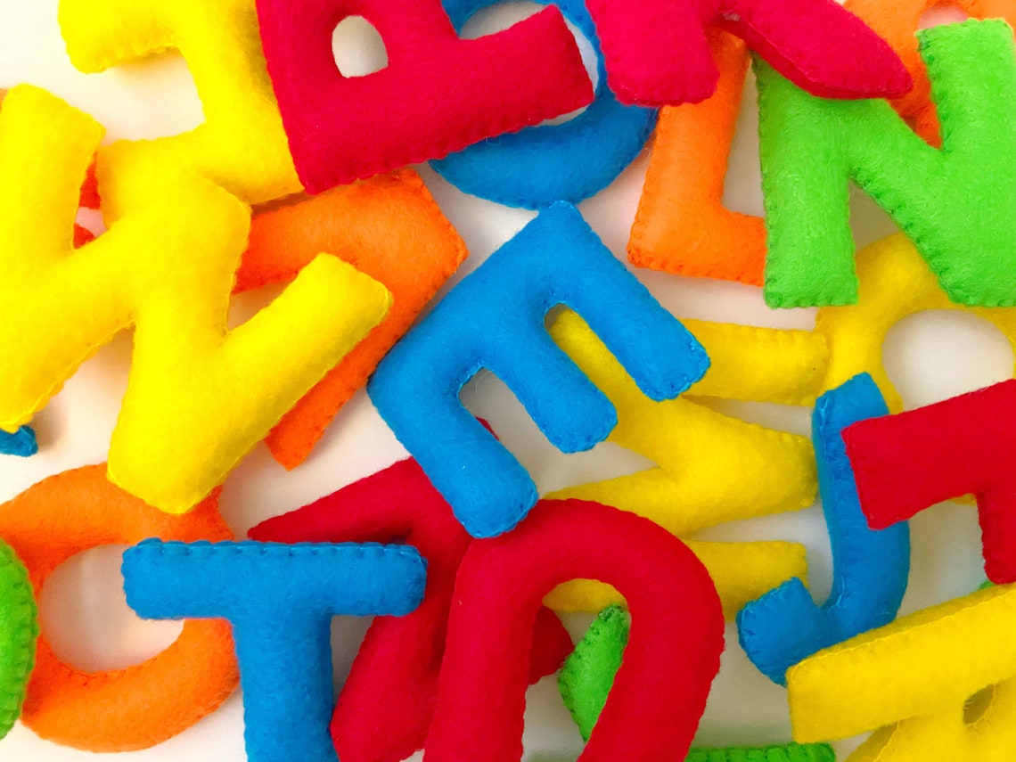 Felt Alphabet Stuffed Letters Etsy
