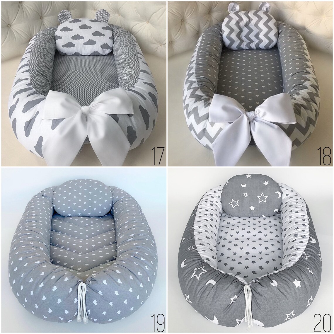 Infant cot Organic Babynest Bed Newborn Cosleeper Etsy