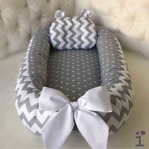 Baby Nest Bed Babynest Newborn Co sleeper Snuggle Nest Etsy