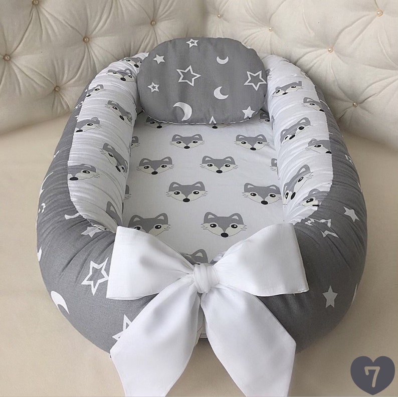 Baby Nest Bed Babynest Newborn Co sleeper Snuggle Nest Etsy