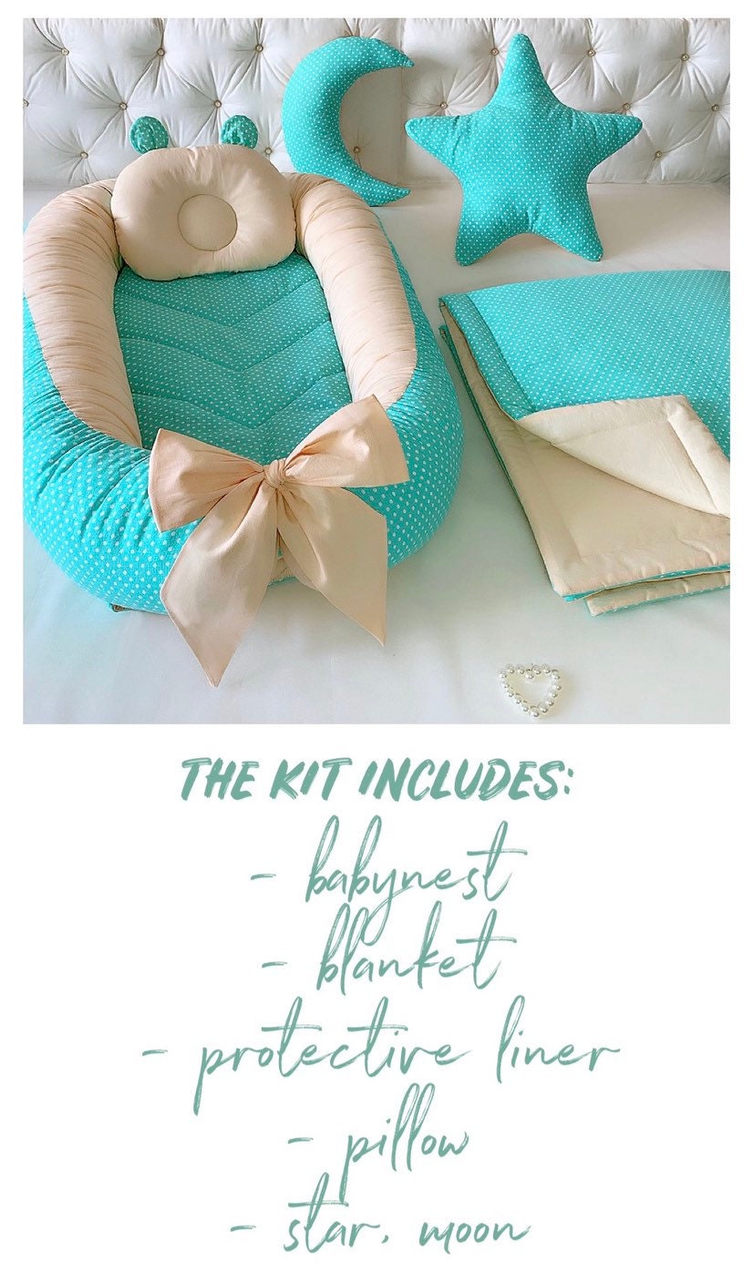 Blanket Babynest for Newborn Sleep bed Baby nest co Etsy