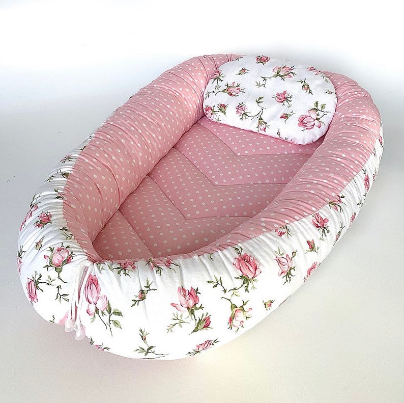 Baby Nest Newborn Baby Nest Bed Co Sleeper Baby Lounger Etsy
