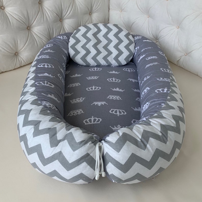 Baby Nest Bed Babynest Newborn Co sleeper Snuggle Nest Etsy