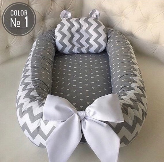 Baby Nest Bed Green Babynest Cactus Print co Sleep Nest Crib Pod Newborn Bed Cocoon Snuggle Bed Baby Lounger