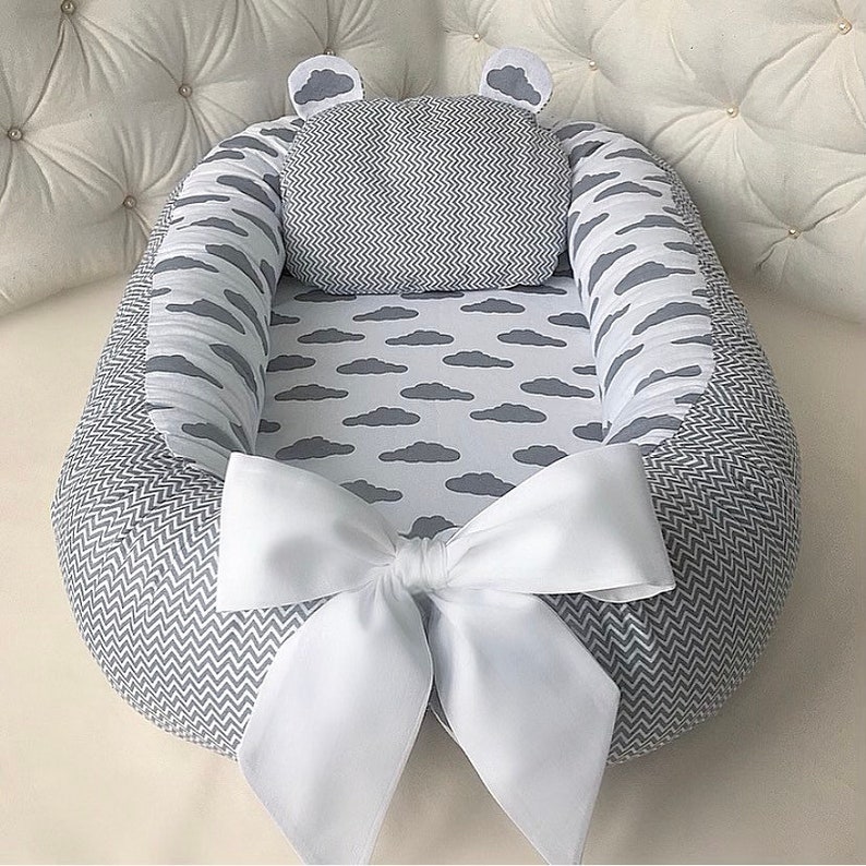Baby Nest Sleeper Organic Baby Lounger Newborn Babies Bedding Etsy