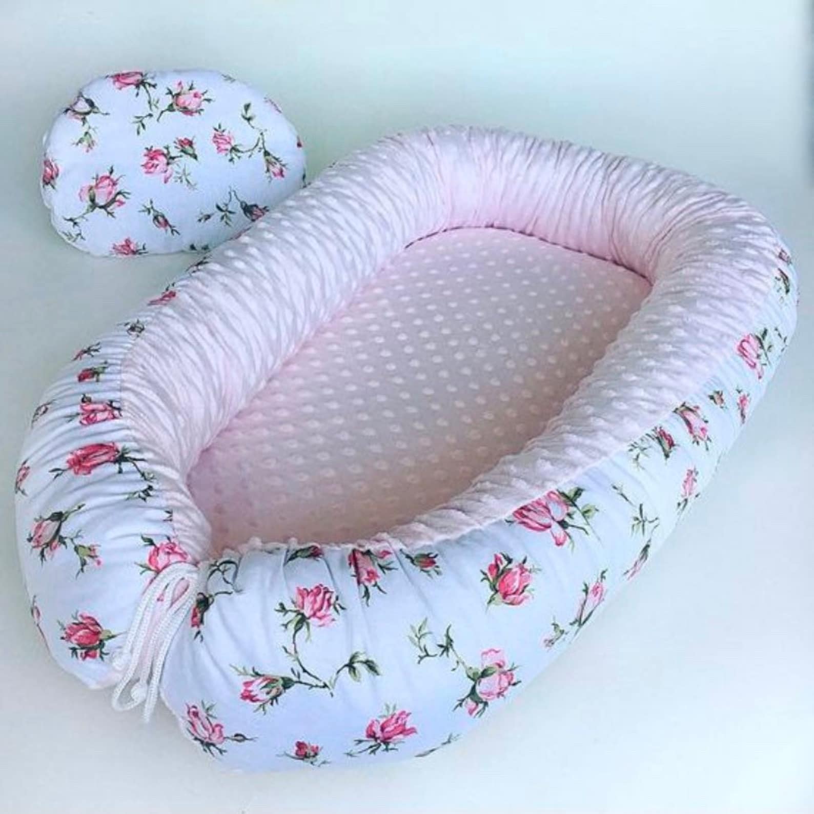 Baby Nest Newborn Baby Nest Bed Co Sleeper Baby Lounger Etsy