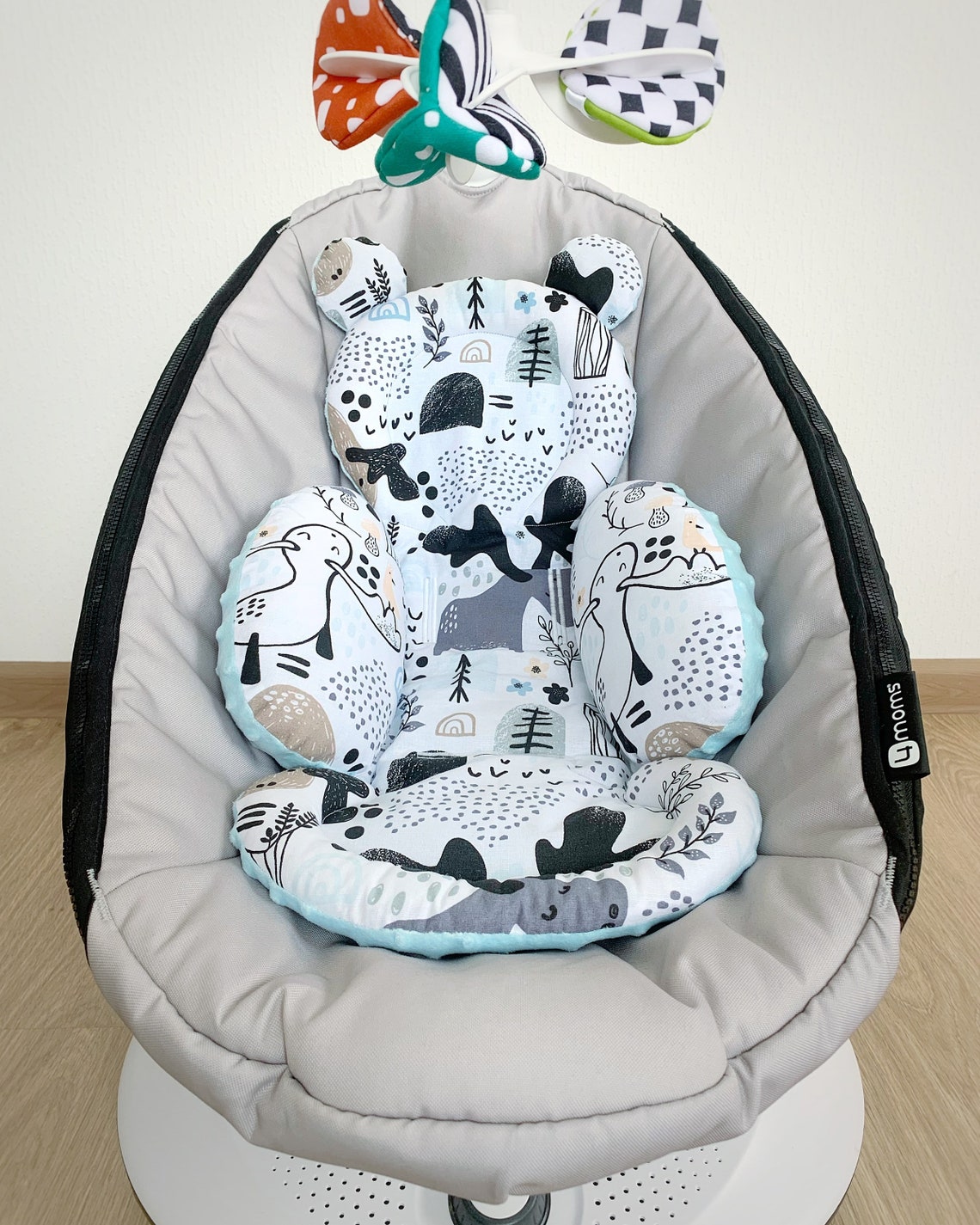 MamaRoo insert boys Set for 4moms Infant insert and balls Etsy
