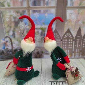 Gnome with gift bag PDF pattern and video tutorial