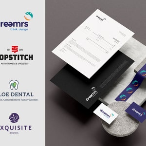 Custom Logo Design including Business Card Design & Starter Social Media Kit