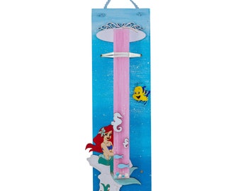 Ariel Lambada personnalisé pour Fille. Bougie de Pâques romantique pour filleule. Cadeau de Pâques de luxe La petite sirène. Lampada de Pâques grecque.