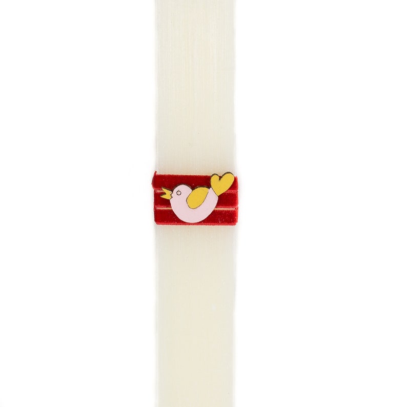 Snow White Easter candle For Girl. Greek Easter Fairytale Lambada For Little Girl. Easter Gift for Goddaughter. Palm Sunday Candles. image 3