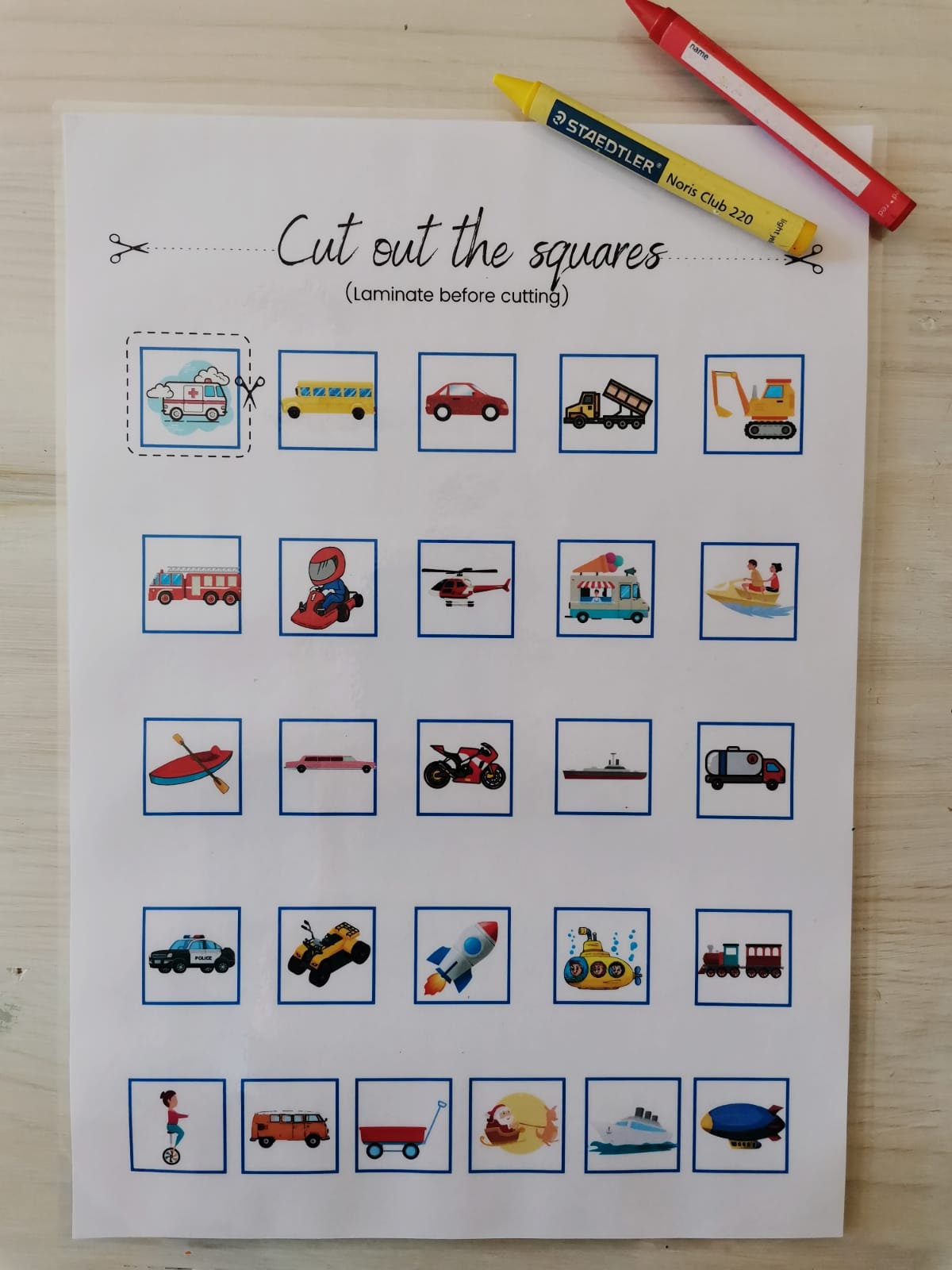 Transport Beginning Sounds. Printable for Early Development. Etsy