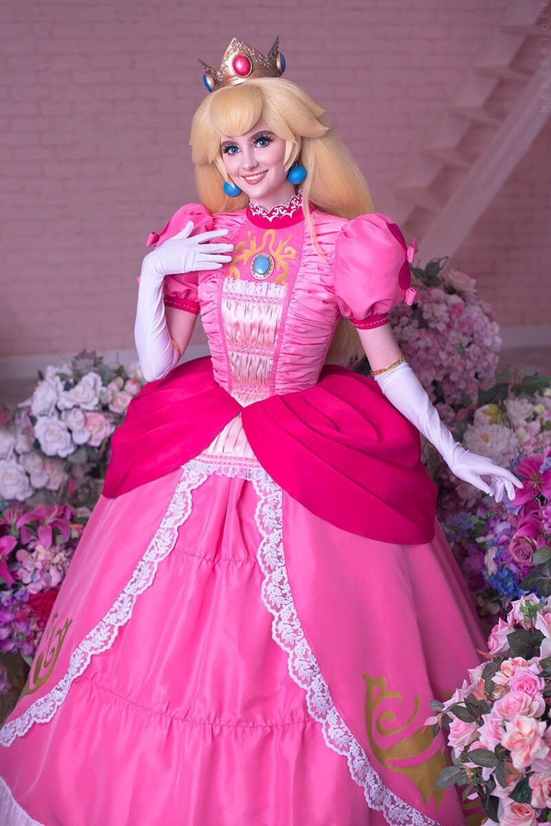 Princess Peach new supersmash bros Mario Nintendo inspired Etsy