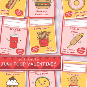 Fun Valentine's Day Cards for Kids | Printable Valentine's Day Cards | Instant Download