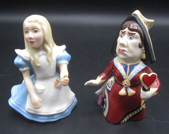 Alice in Wonderland and Queen of Hearts Dept 56 Candle Crown Collection - Figurine Snuffer