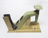 Unique Old Metal Egg Weighing Scale Sizer - Yellow Green - Rustic Farmhouse Decor