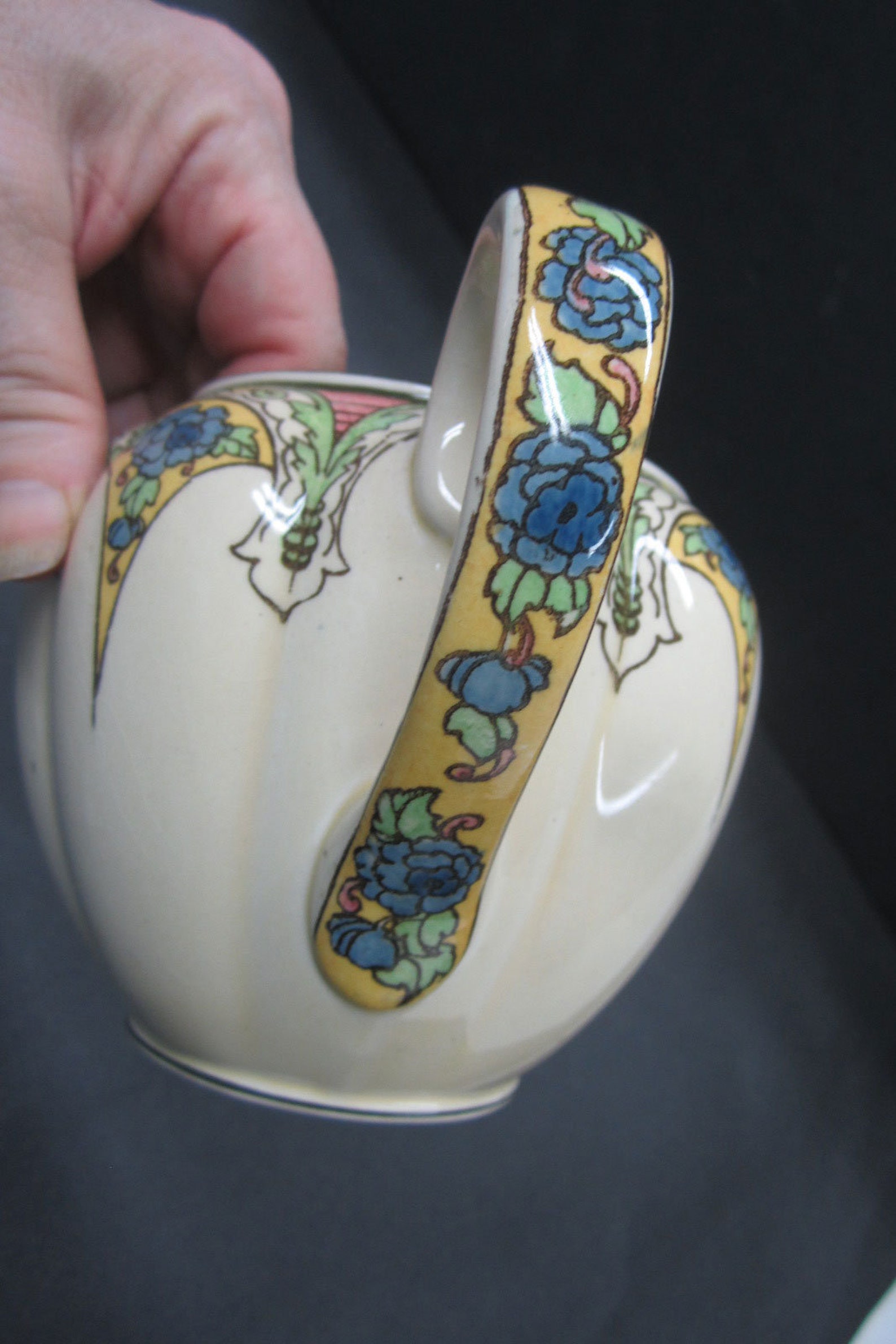 1920s Royal Doulton Art Deco Pitcher Floral Decoration | Etsy