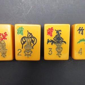 Vintage Bakelite Mah Jong Tiles - Etsy