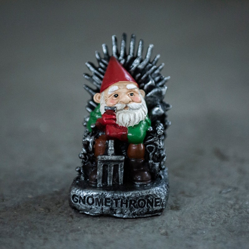 Game of Gnomes Miniature Garden Gnome Figurine for the Home or Garden
