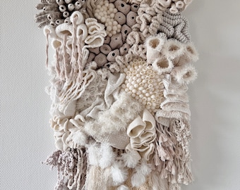 Coral Reef Unique Wall Hanging | Woven tapestry | macrame wall hanging| fiber wall art