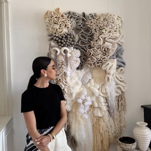 Coral Reef Unique Wall Hanging | Woven tapestry | macrame wall hanging| fiber wall art