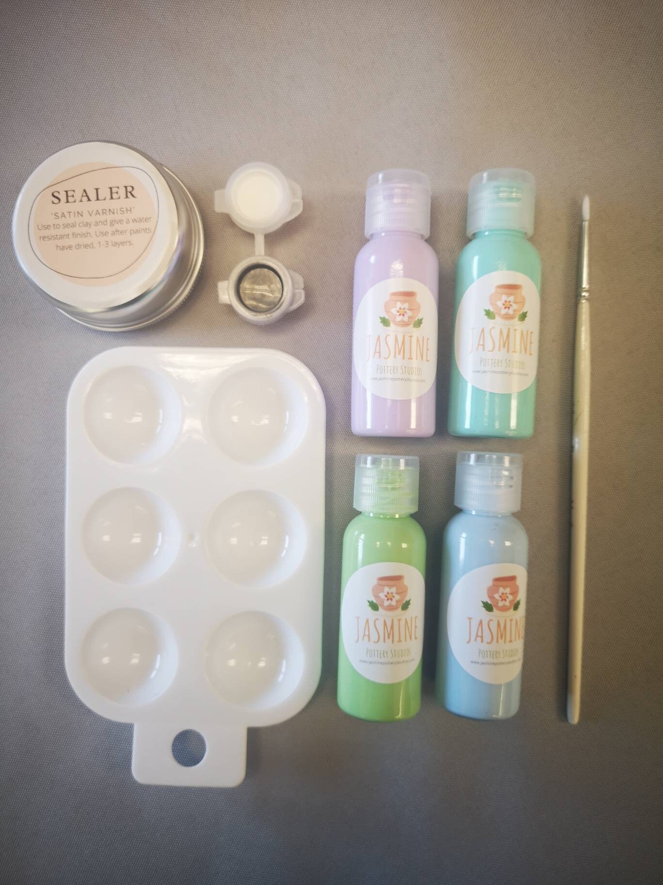 Ceramic Painting Kit Acrylic Paints for Clay Etsy