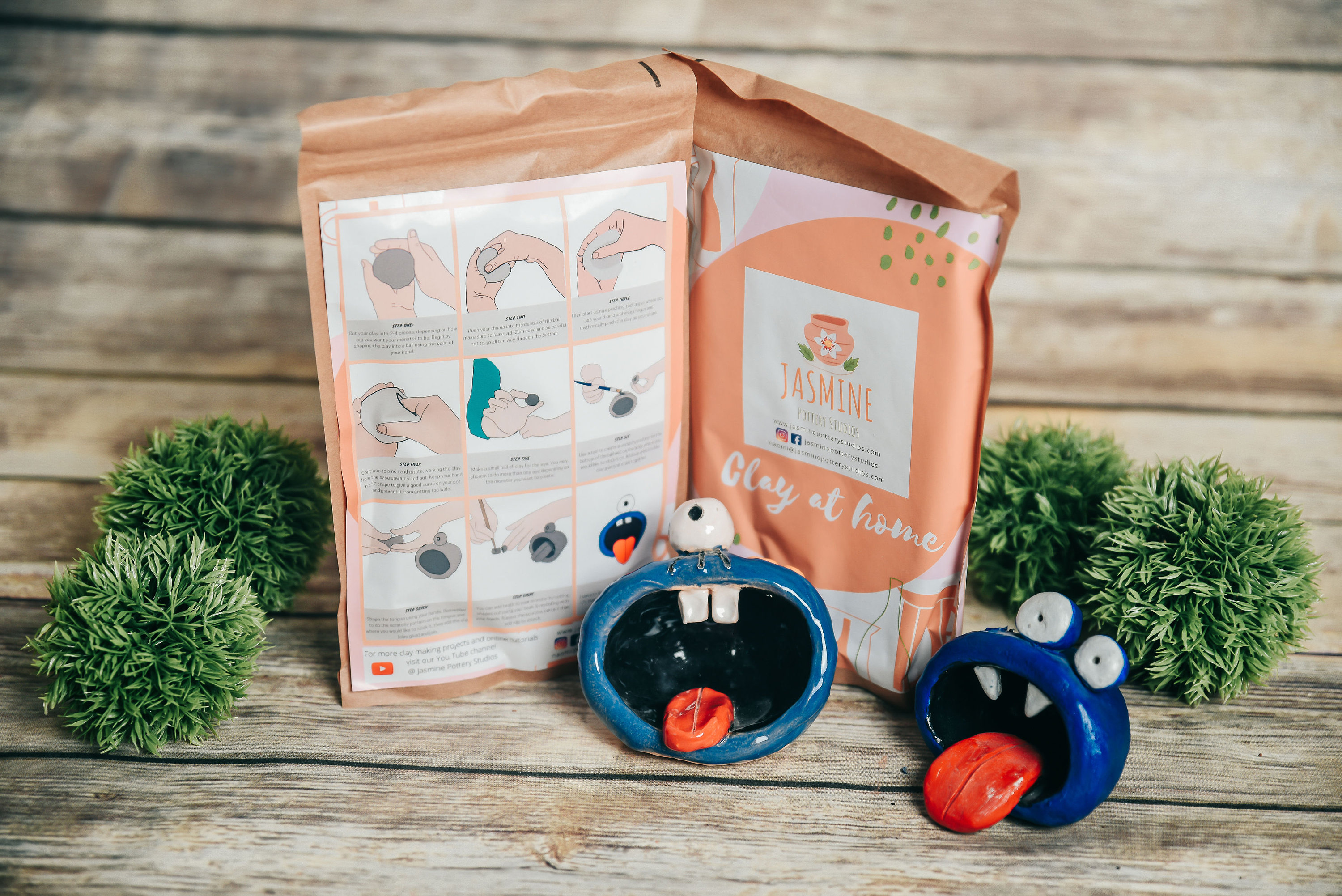 Kit de poterie artisanale en céramique et argile, jouet coule  parent-enfant, cadeau pour filles