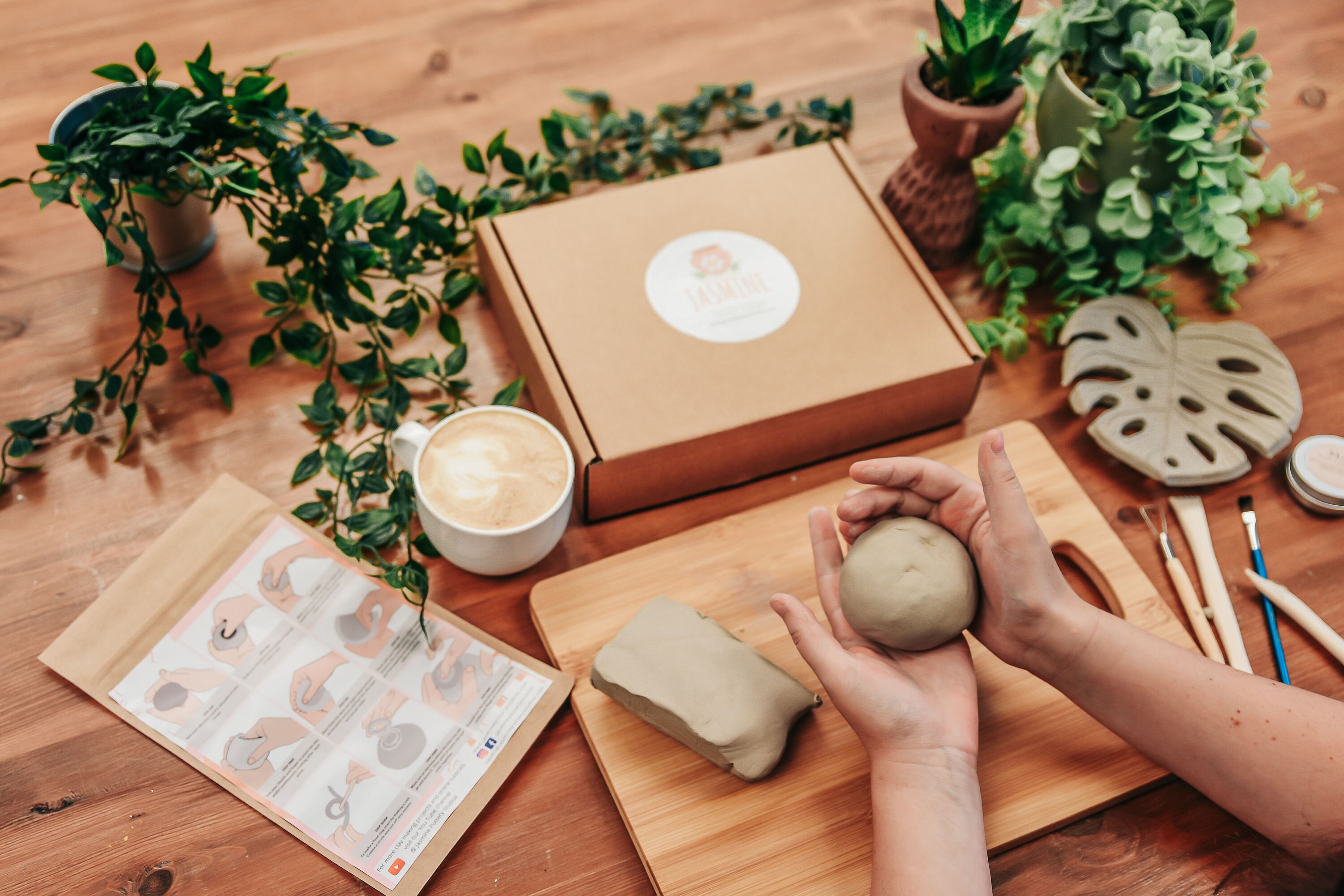 Clay Pottery Kit DIY Pottery at Home Kit for Kids Air Etsy UK