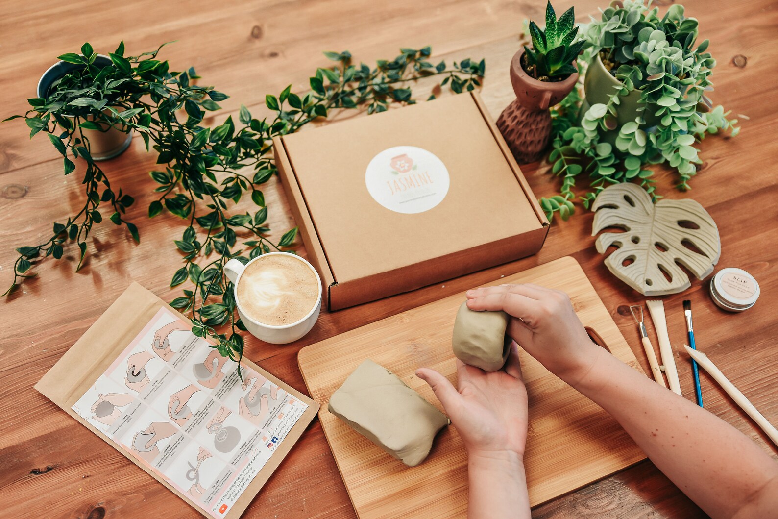 Clay Pottery Kit for 2 DIY Pottery at Home Kit for Kids Etsy UK