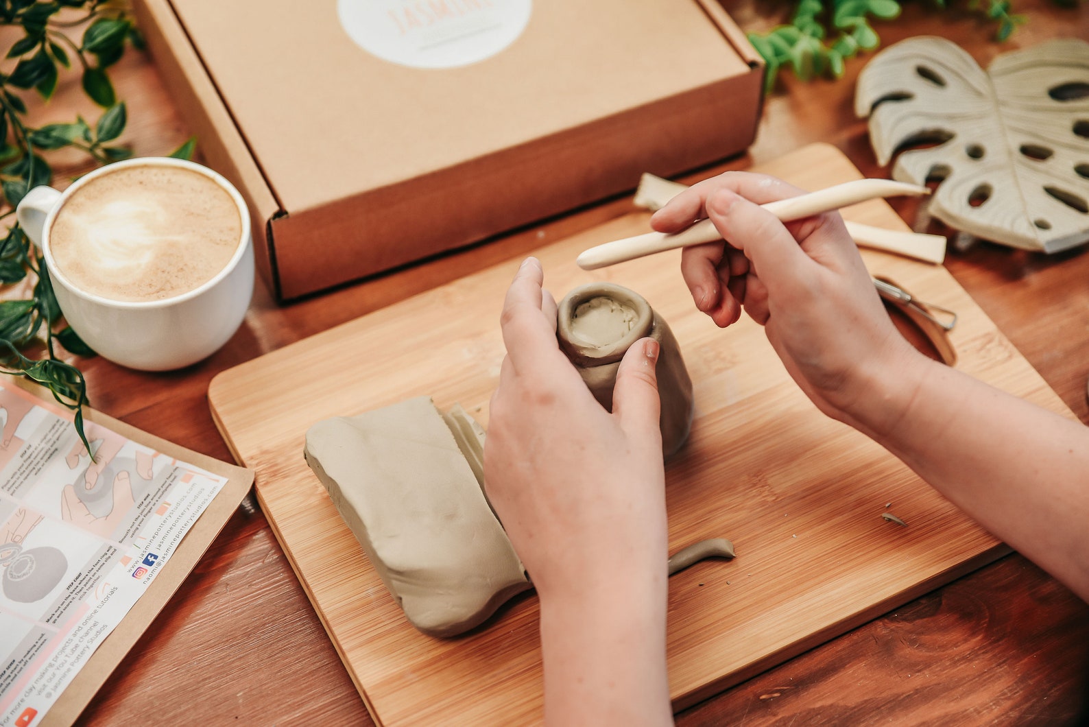 Clay Pottery Kit DIY Pottery at Home Kit for Kids Air Etsy UK