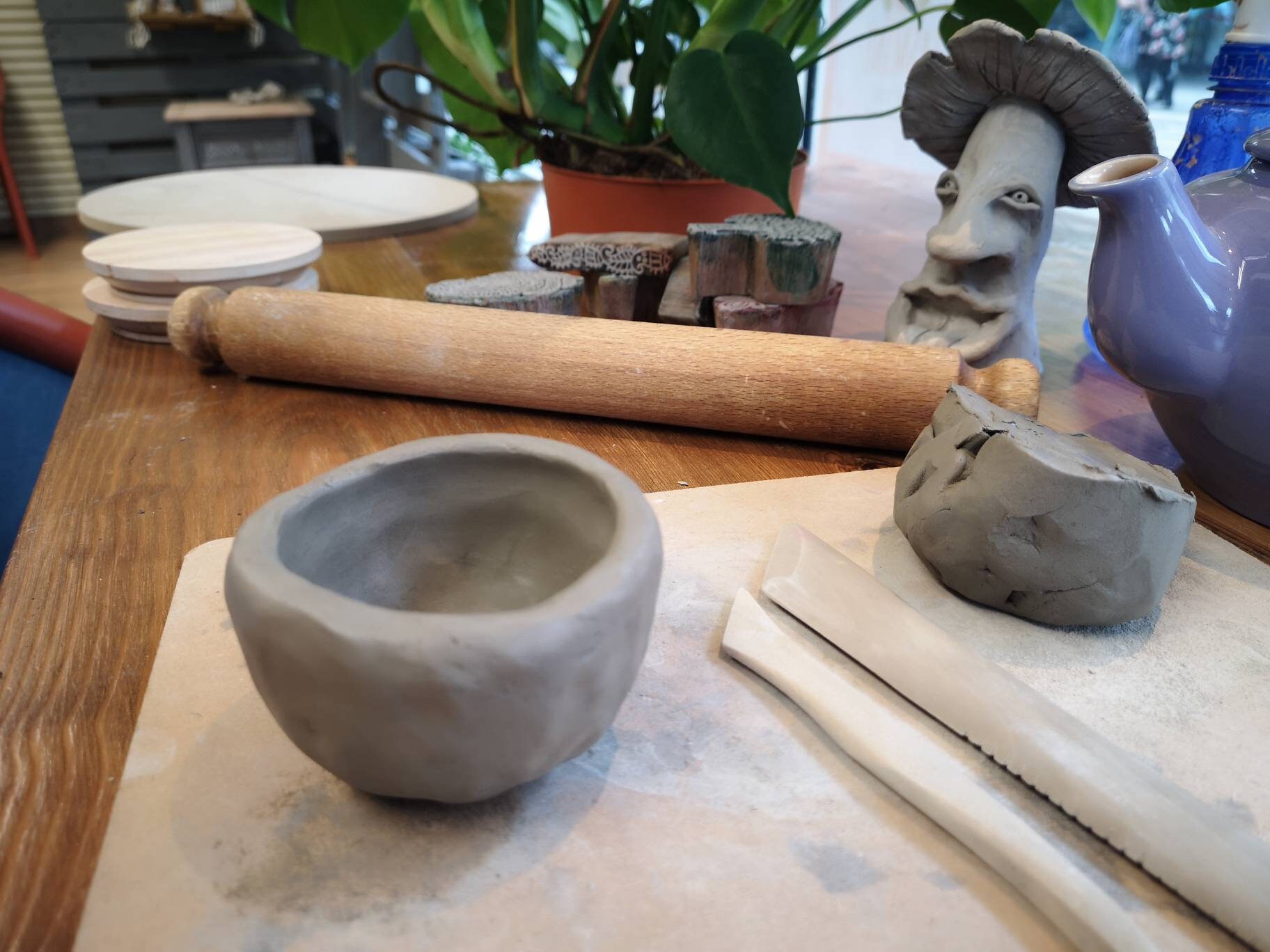 Clay Pottery Kit for 2 DIY Pottery at Home Kit for Kids Etsy