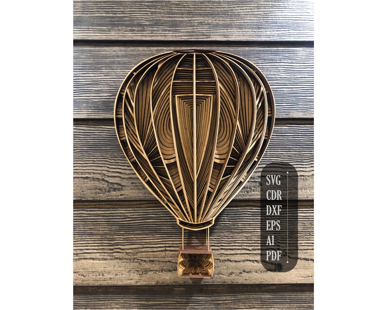 Download Multilayer Panel For Laser Cutting Svg Files Air Balloon 3d Mandala Svg Files Dxf Templates For Cnc Router Craft Supplies Tools Kits How To Keyforrest Lt