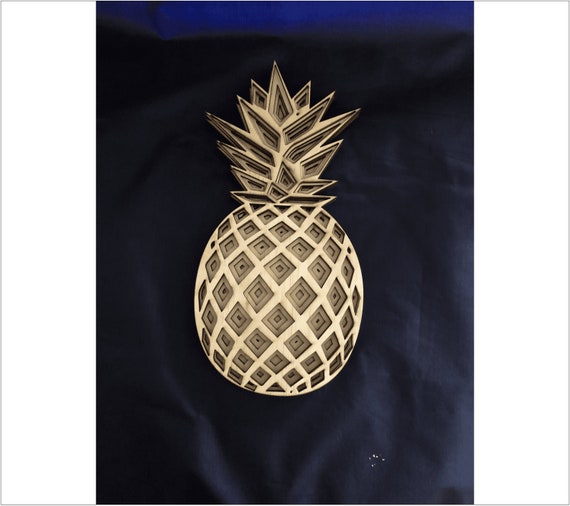 Download Pineapple Svg To Create Layered Pineapple Mandala Cricut Svg Etsy