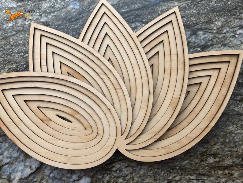 Download Laser cut Files 3d mandala svg Multilayer Mandala SET of ...