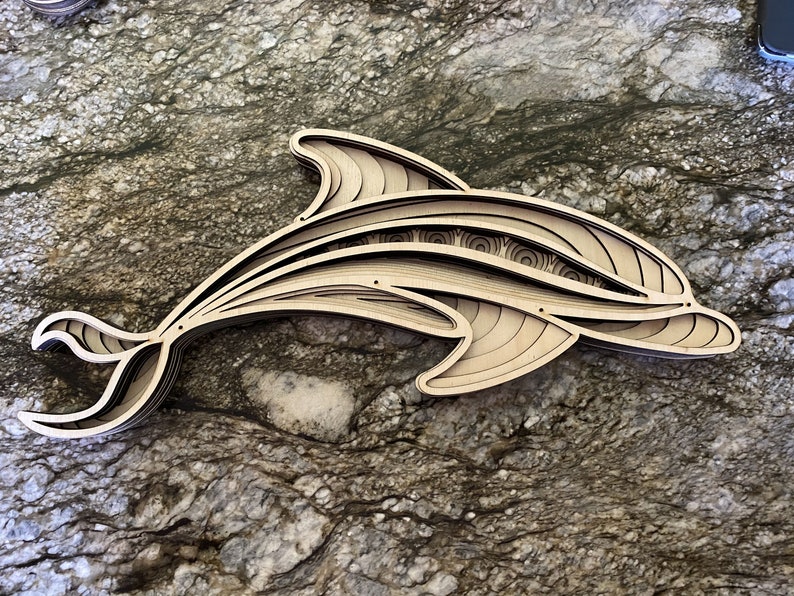Download 3d mandala svg Dolphin svg Laser cut Files layered Dolphin ...