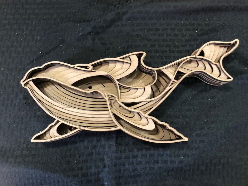 Download Laser cut Files 3d mandala svg Whale Files for CNC laser ...