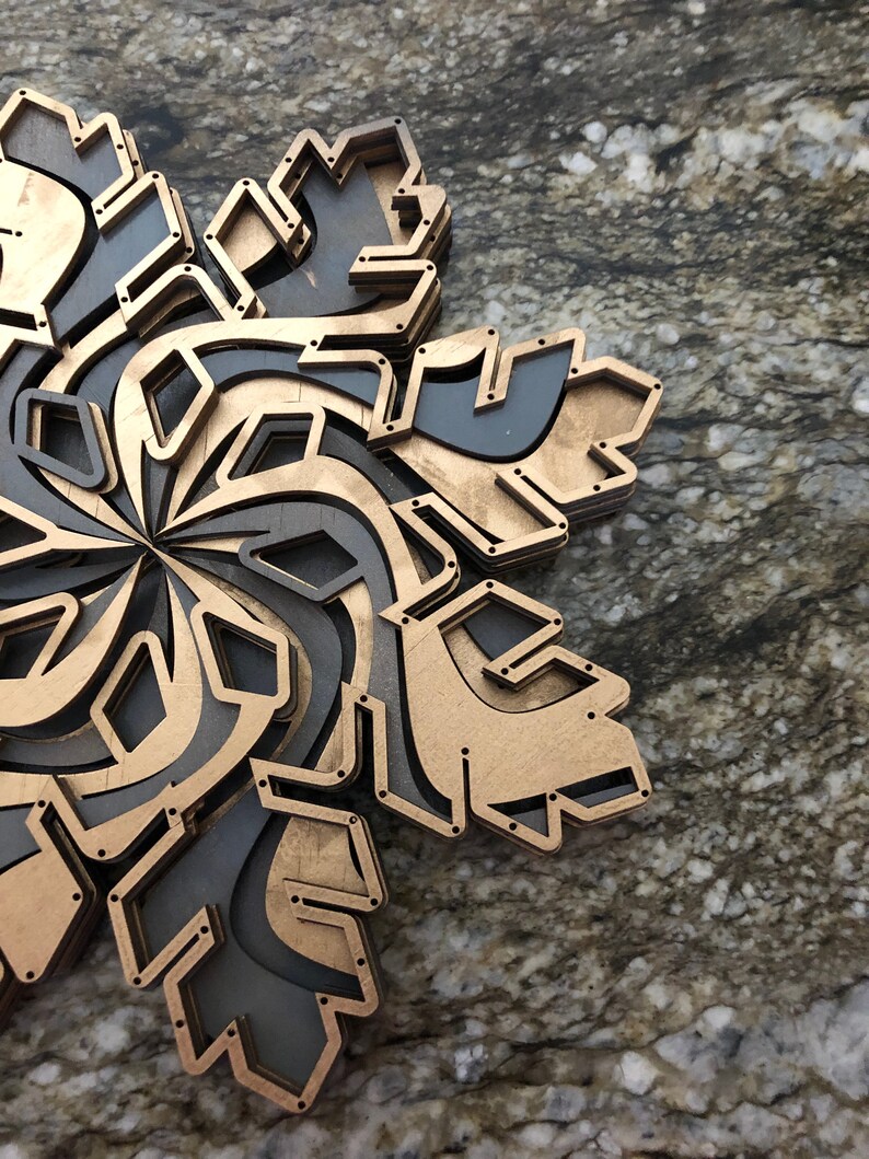 Download Laser cut Files 3d mandala svg Multilayer Christmas ...