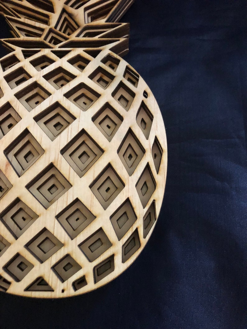 Download Laser cut Files 3d mandala svg Multilayer Mandala Pineapple | Etsy