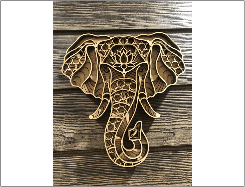 Free Free Layered Elephant Mandala 547 SVG PNG EPS DXF File