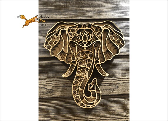 Download Laser Cut Files 3d Mandala Svg Multilayer Mandala Wise Etsy PSD Mockup Templates