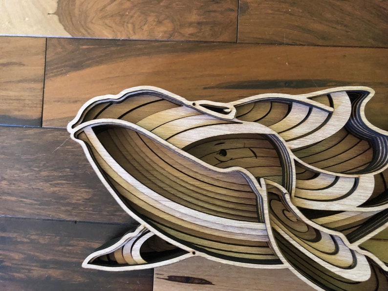 Download Laser cut Files 3d mandala svg Whale Files for CNC laser ...
