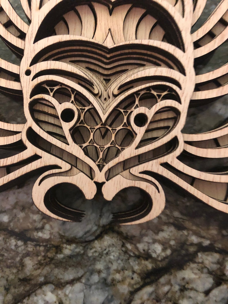 Download Laser cut Files 3d mandala svg Multilayer Mandala zodiac Star | Etsy